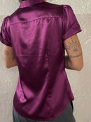 Violette Y2K Bluse - Kleiderhaufen - Default Title