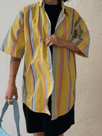 Gelbes Kurzarmhemd M/L - Kleiderhaufen - Default Title