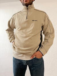 Zip Pullover Champion Embroidered Chest Logo – XL