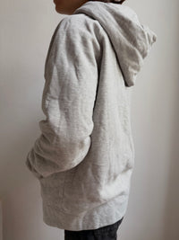 Cap Sweater Jacket Grey Unisex - XL