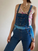 Overall Vintage Dungarees Blue Cotton Struggle’s UnisexPants – 32/34