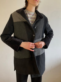 Coat Vintage Patch Christine Laure Wool Blend Women – M/L