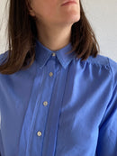 Blouse Vintage Elegant Venere Made in Italy Blue Layering Women – M/L