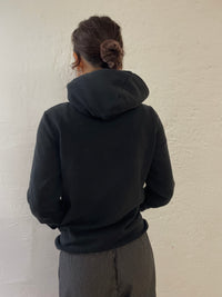 Schwarze Zip- Jacke S