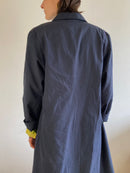 Trenchcoat Vintage Kem Unisex Layering Unisex Coat – L