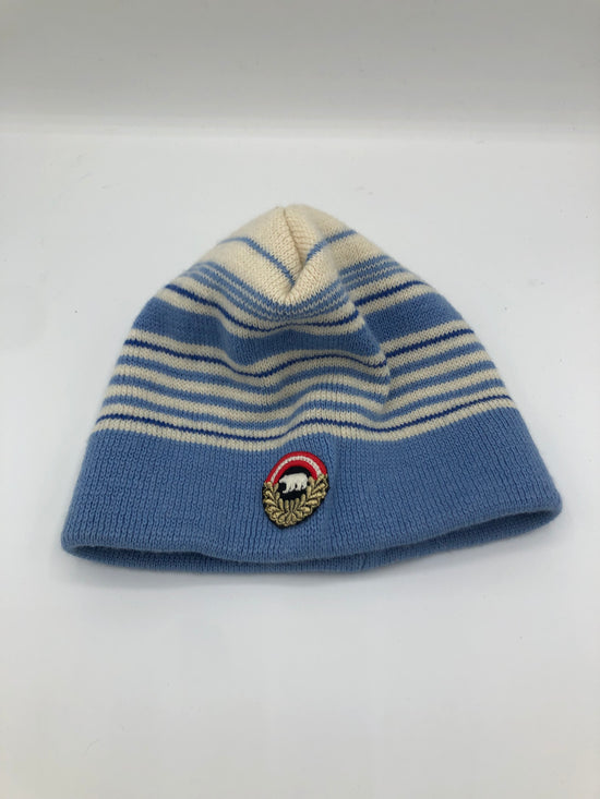 Blau/Weiß Winter Haubn