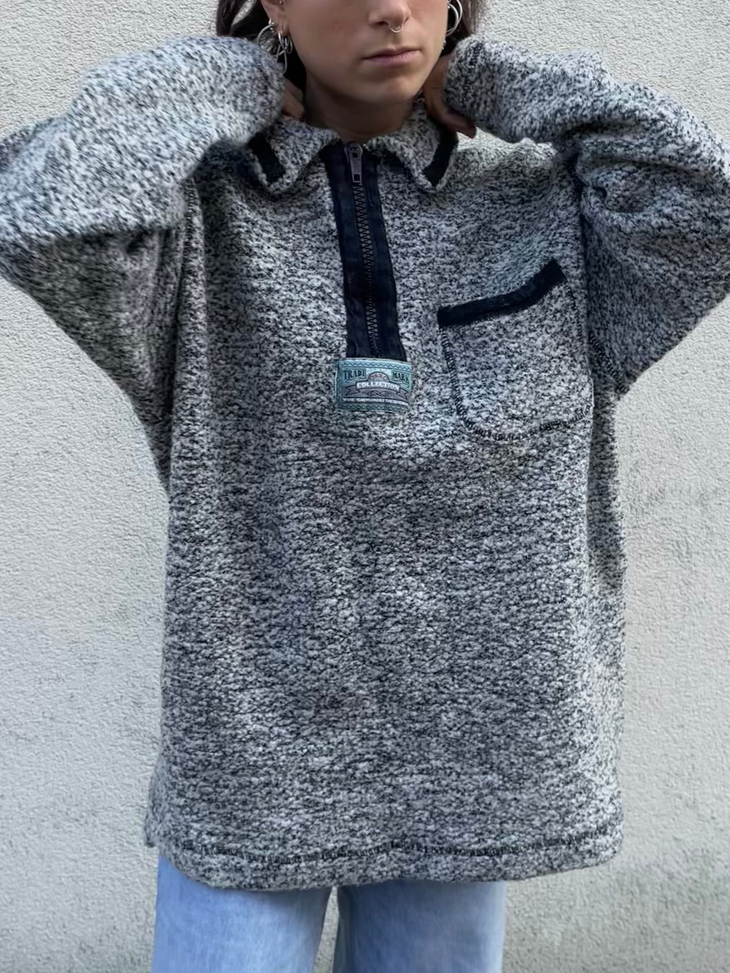 Gray Oversized Sweater