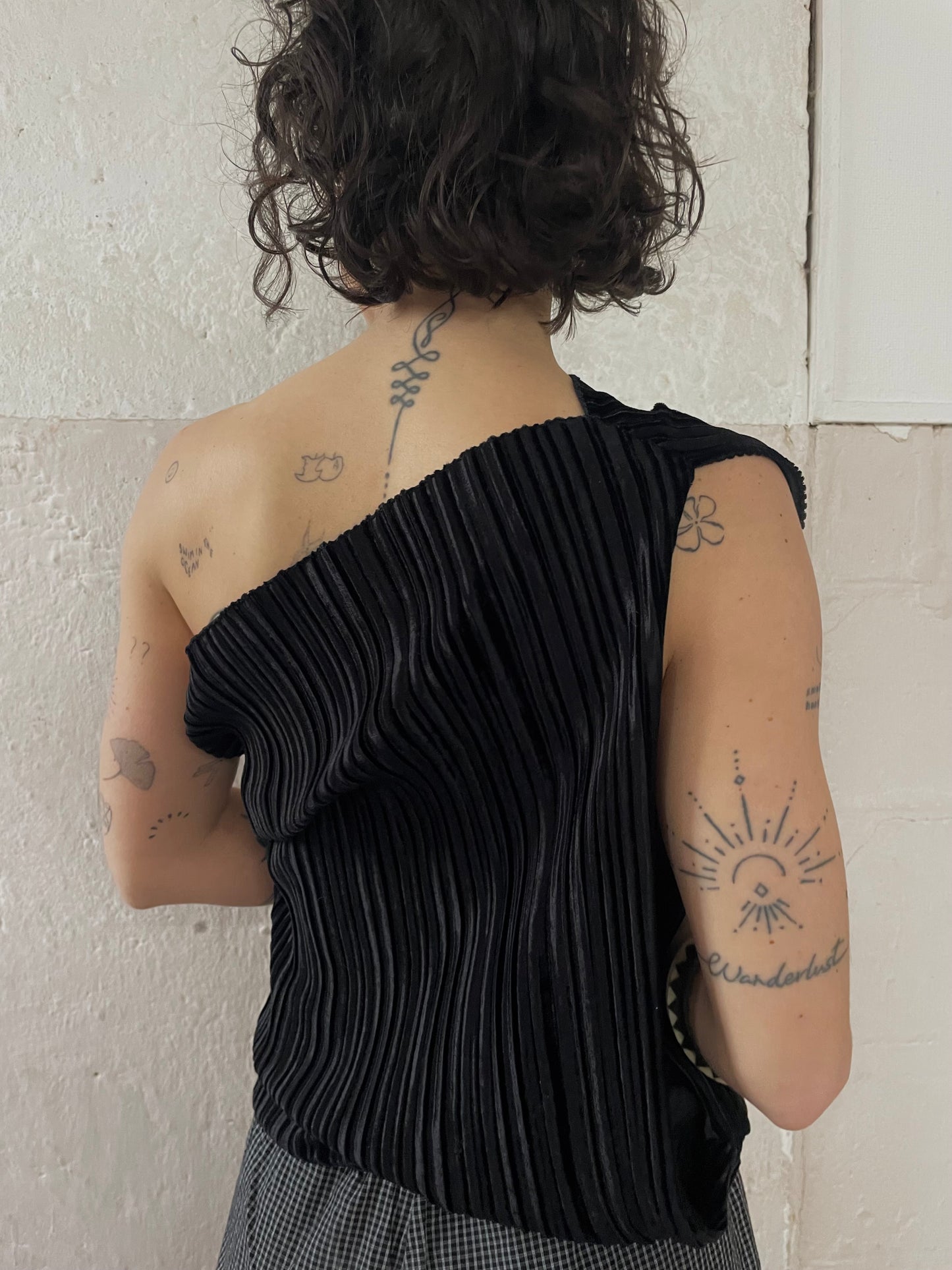 Vintage top black S