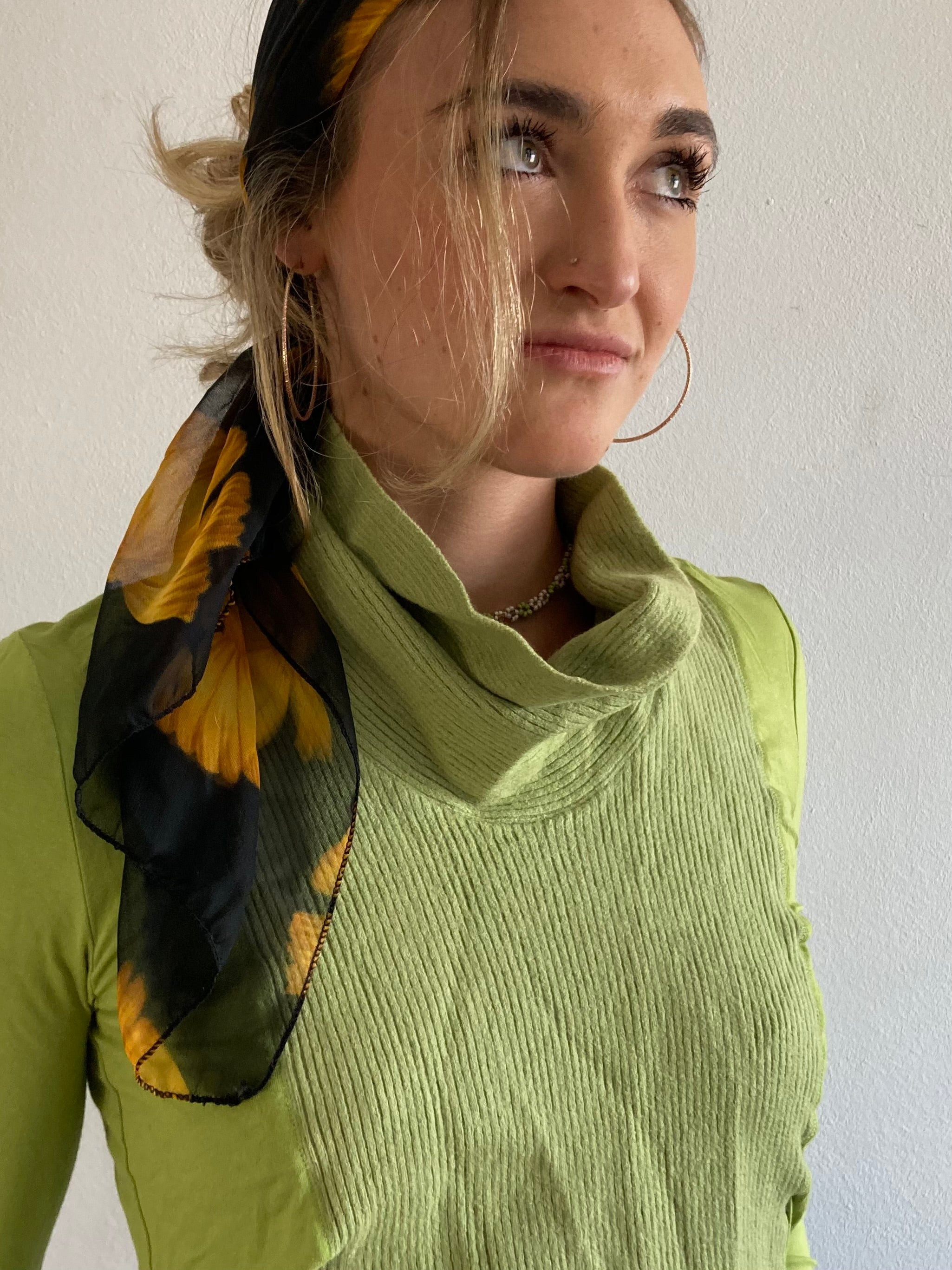 Longsleeve Turtleneck RIANI Vintage Green Elegant Slim Fit – S/M