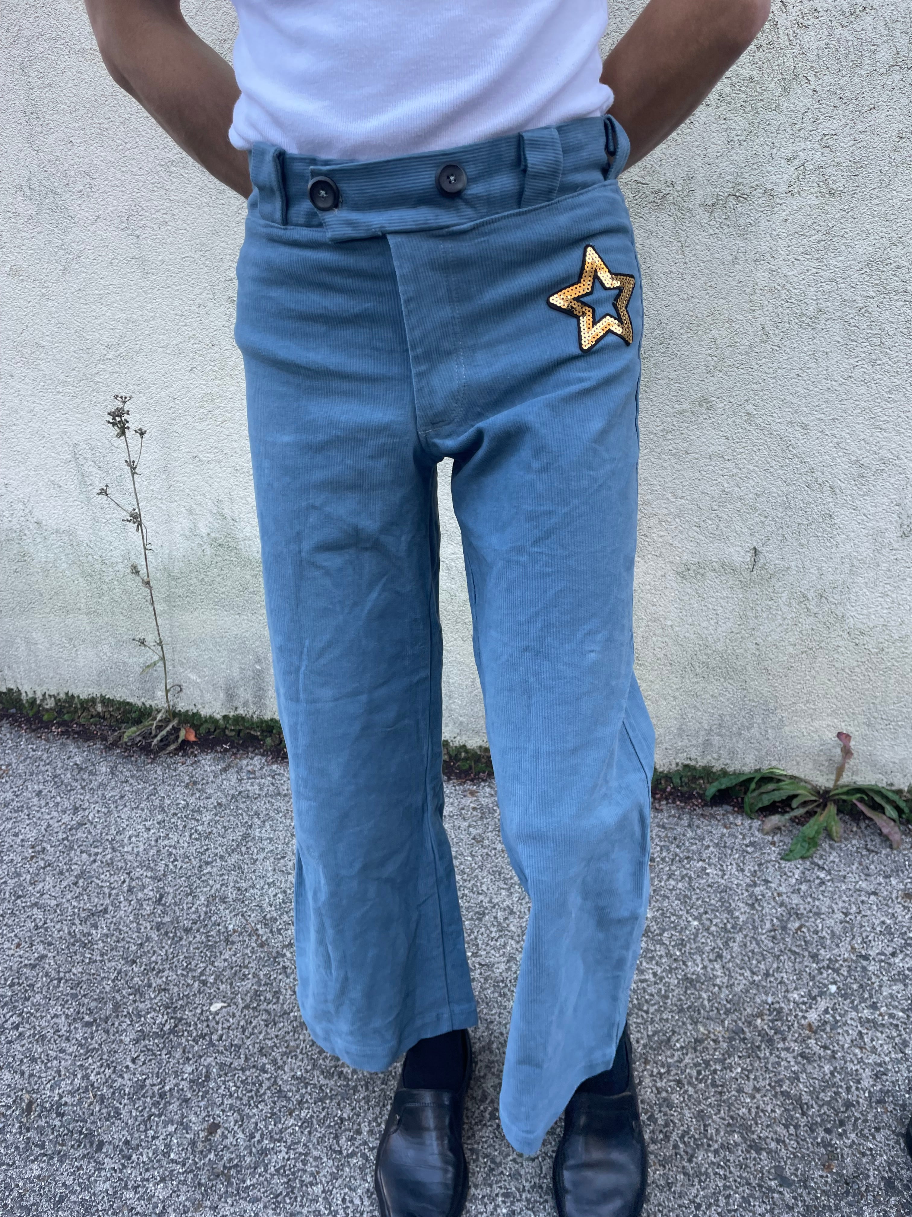Wide-leg Pants be the STAR - Kleiderhaufen - Default Title