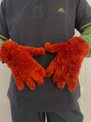 Warme Orange Handschuhe - Kleiderhaufen - Default Title