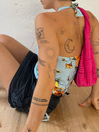 Y2K Aloha Crop Top S Fitted Summer Women – S