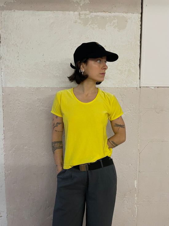 Zitronen Gelb Top