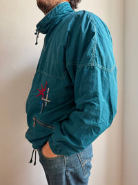 Vintage Oversized Löffler Track Jacket Blues Unisex - L