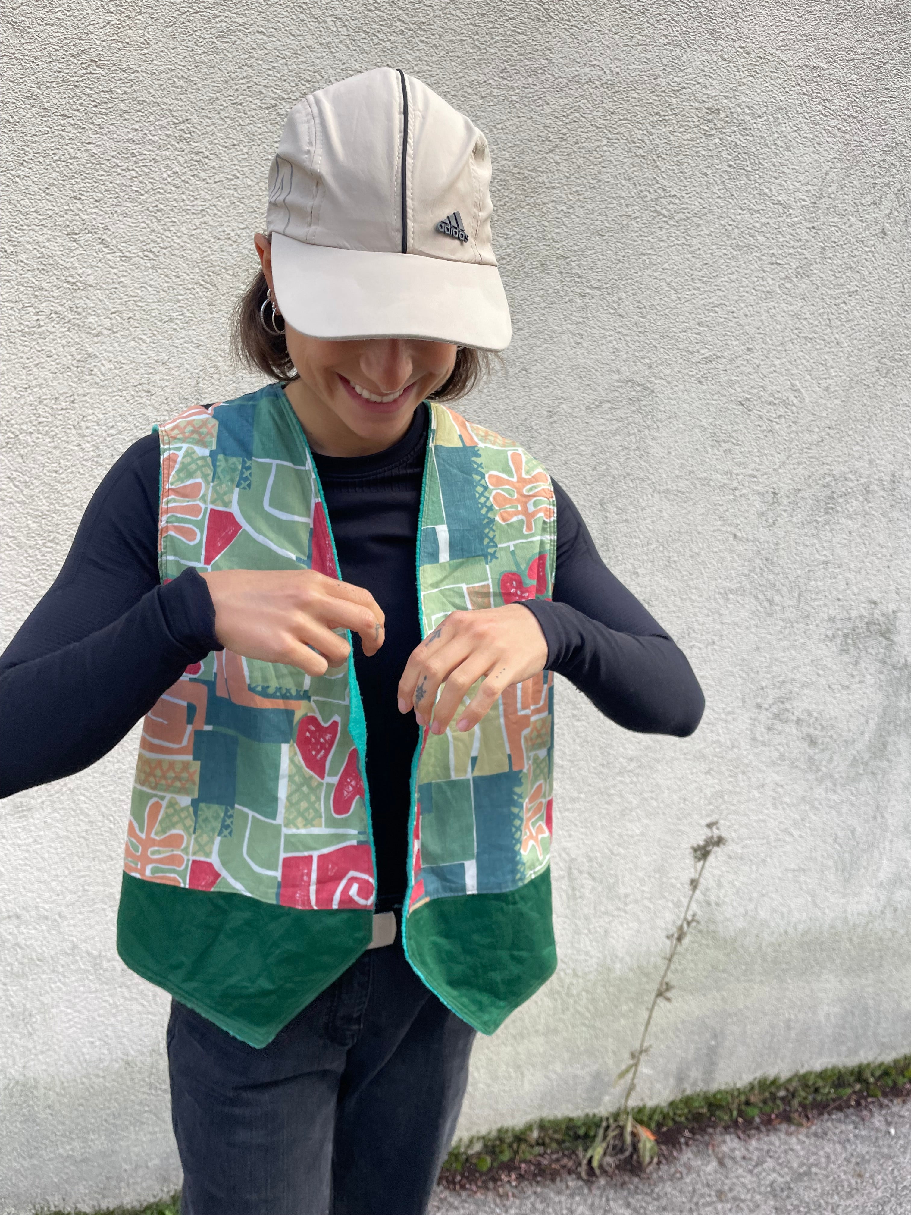 reversible vest unisex - Kleiderhaufen - Default Title