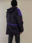 Vintage James Oakley Rain Jacket Hooded Purple – XL