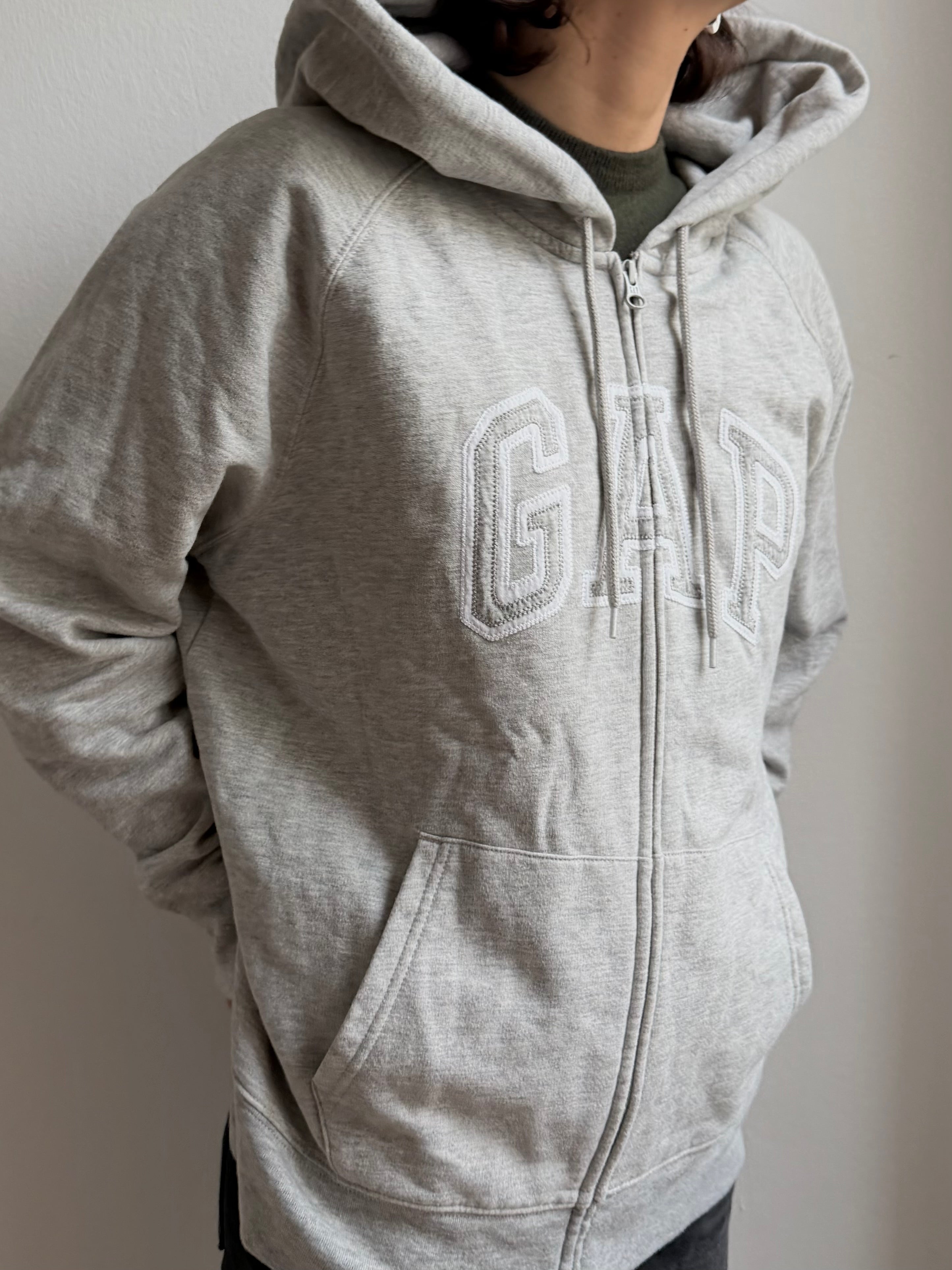 Cap Sweater Jacket Grey Unisex - XL