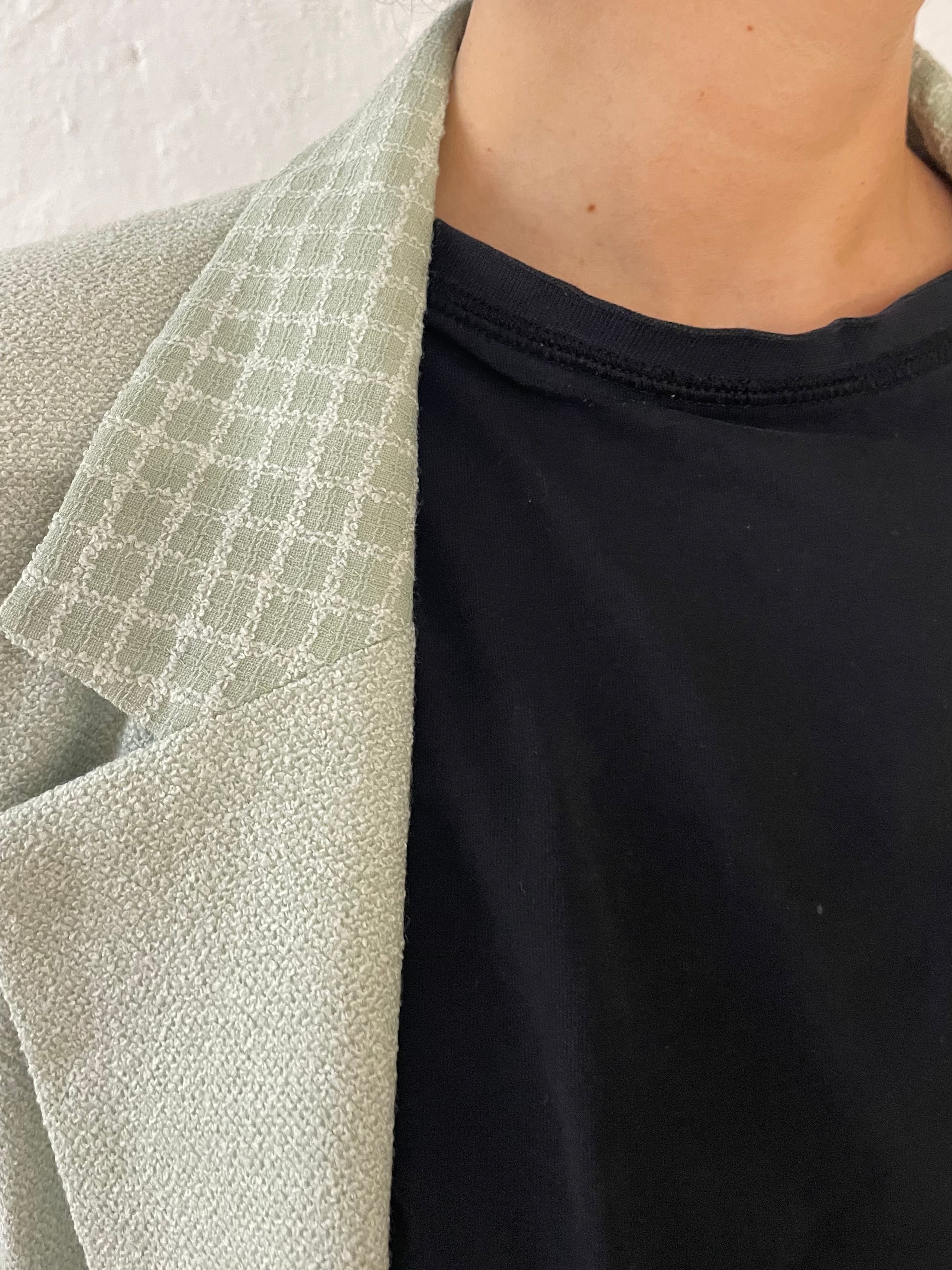 Trench Coat Green Long Mint – Women’s Size M