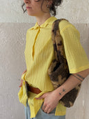 Dottergelbes Hemd Size L - Kleiderhaufen - Default Title