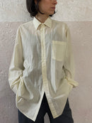 Langarm Creme Hemd - Kleiderhaufen - Default Title