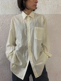 Langarm Creme Hemd - Kleiderhaufen - Default Title