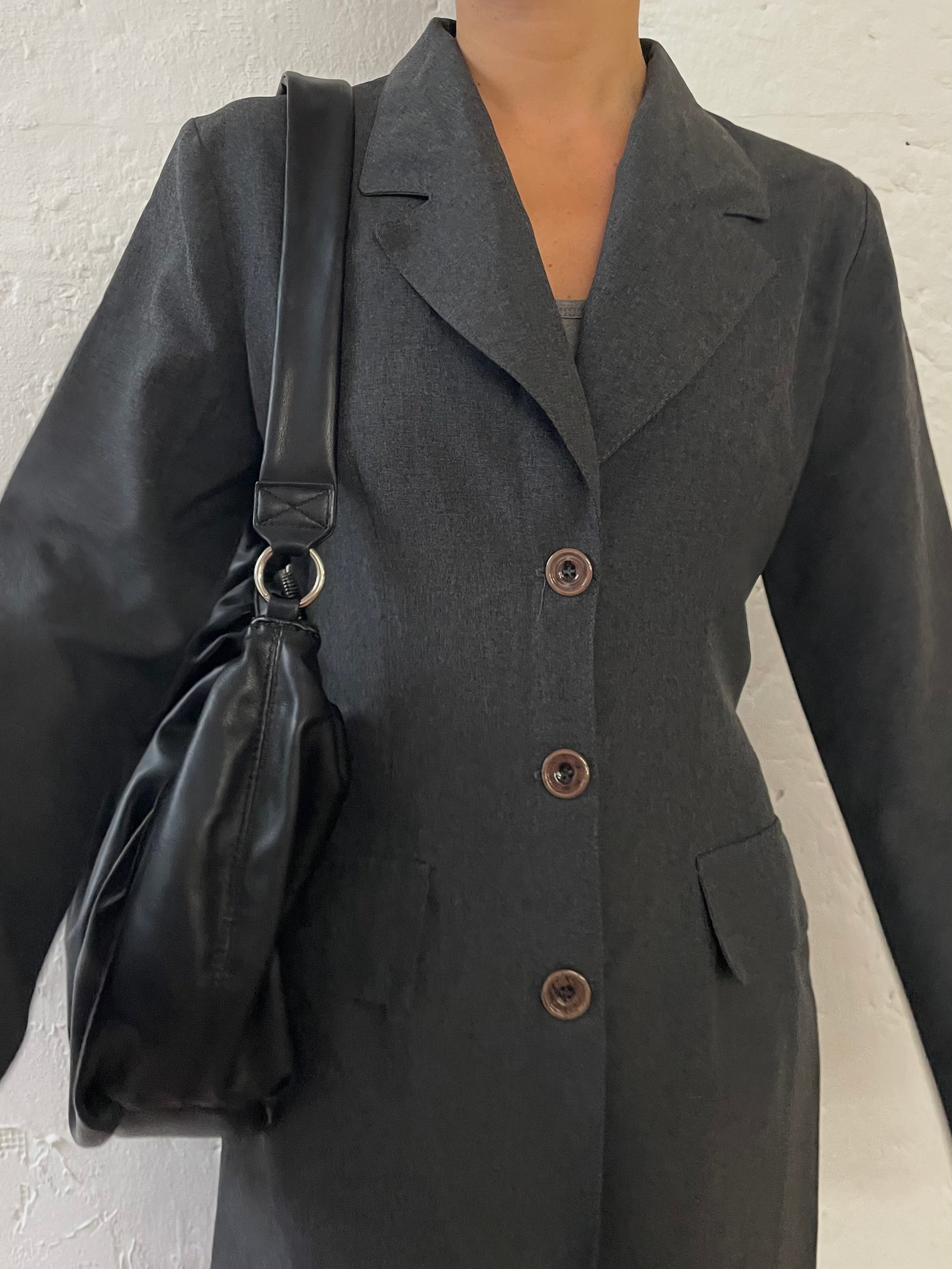 Dunkelgrauer Blazer M