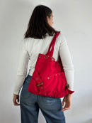 Bag Vintage Large Shoulder Bag Red Unisex - One Size