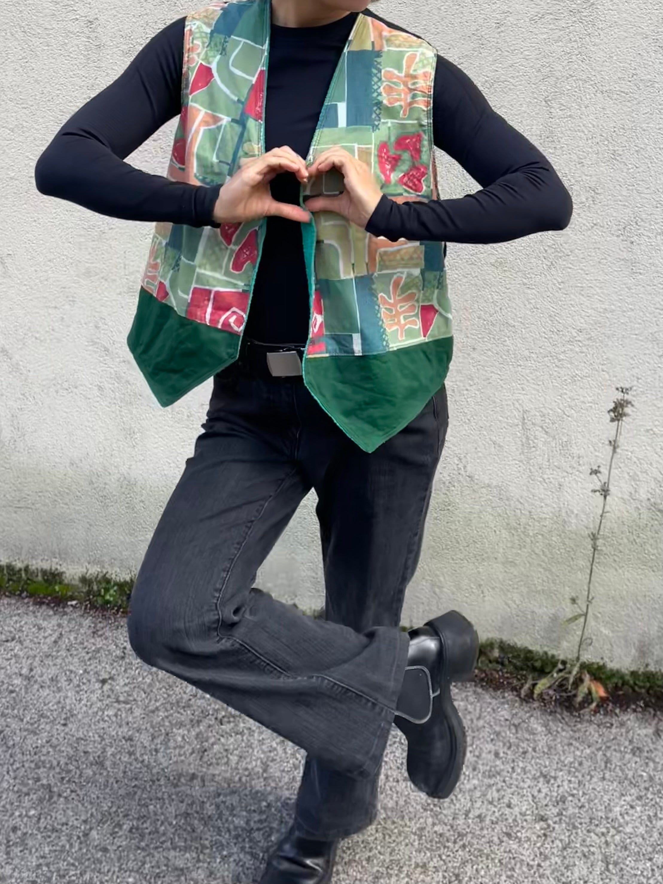 reversible vest unisex - Kleiderhaufen - Default Title