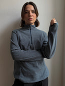Quechua Half-Zip Sweater Blue/Grey Unisex - M