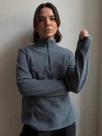 Quechua Half-Zip Sweater Blue/Grey Unisex - M