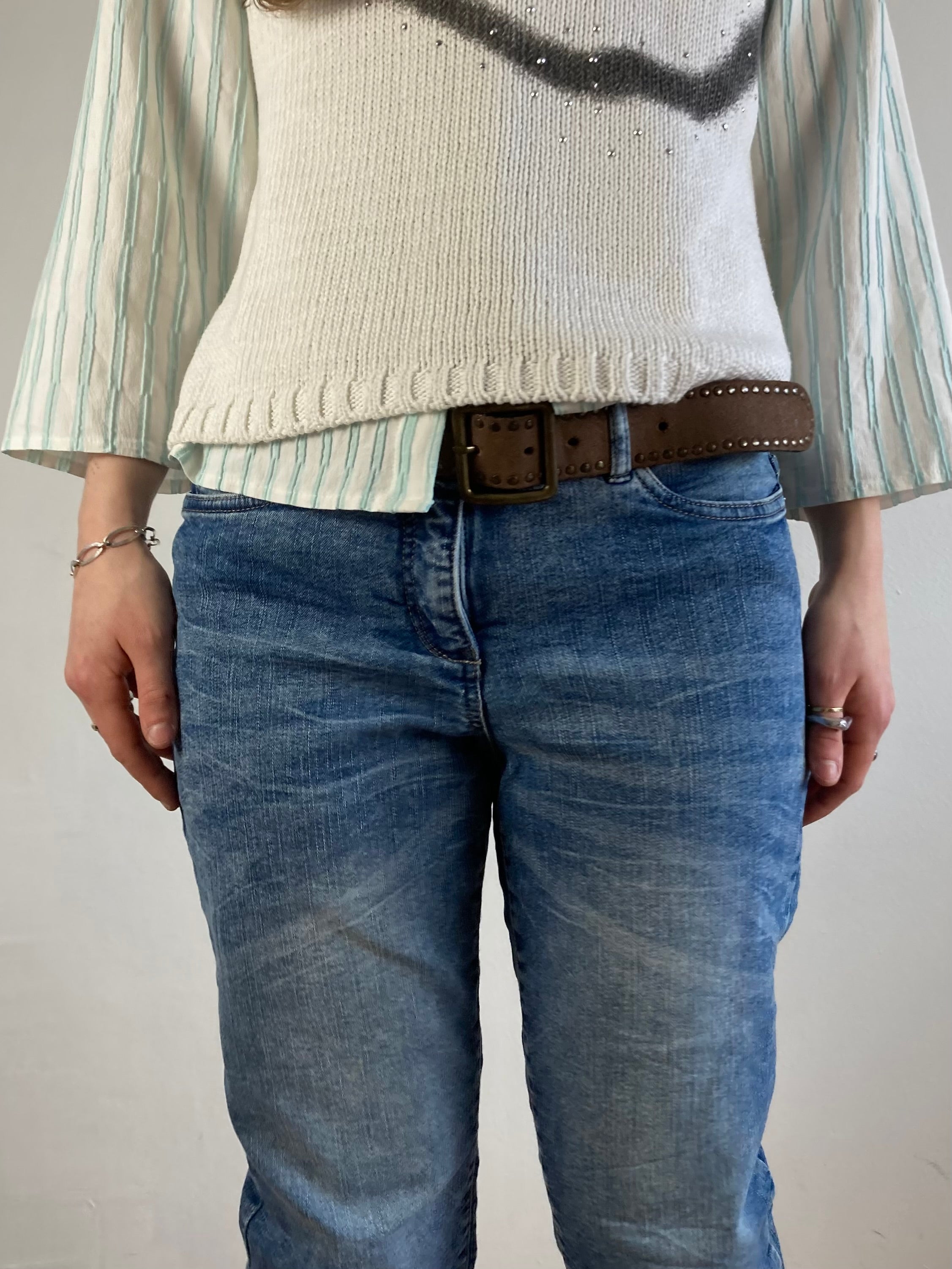 Denim Shorts BPC Blue Jeans Summer Casual Fit Unisex – M