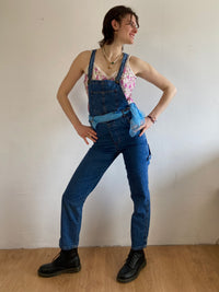 Overall Vintage Dungarees Blue Cotton Struggle’s UnisexPants – 32/34
