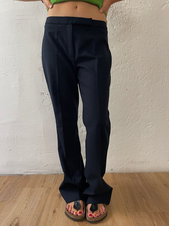 Dunkelblaue Anzugshose