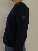 Vintage Brax Sweater Dark Blue Virgin Wool – M