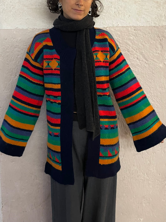 Multicolored Wool Vest