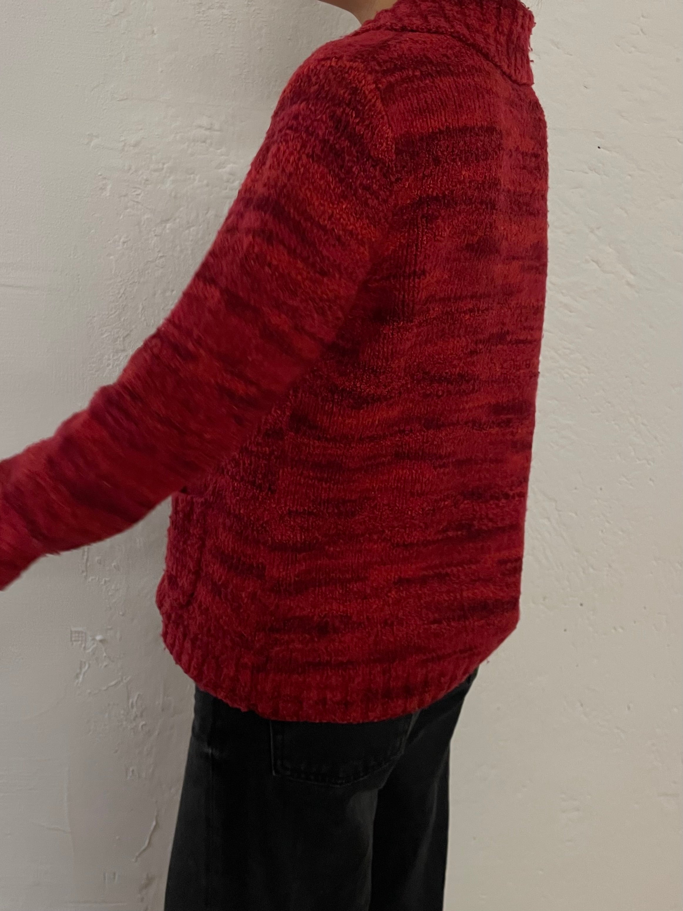 Vintage Cassani Jacket Red Buttons - M