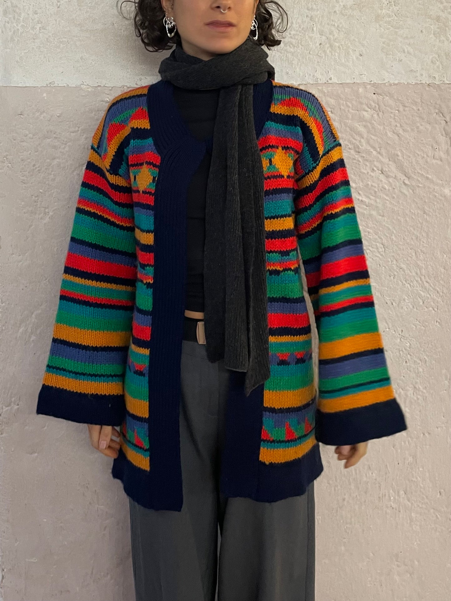 Multicolored Wool Vest