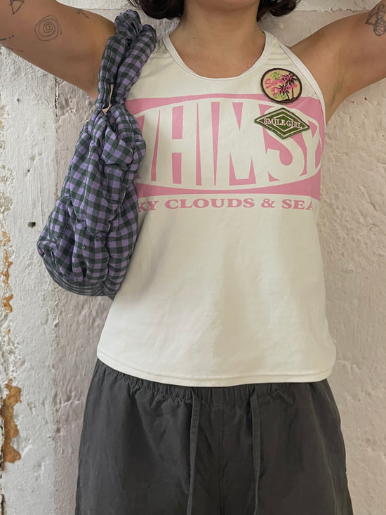 Sky Clouds & Sea Y2K Top