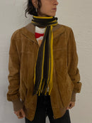 Vintage Leather Jacket Light Brown Unisex Made in Italy – M