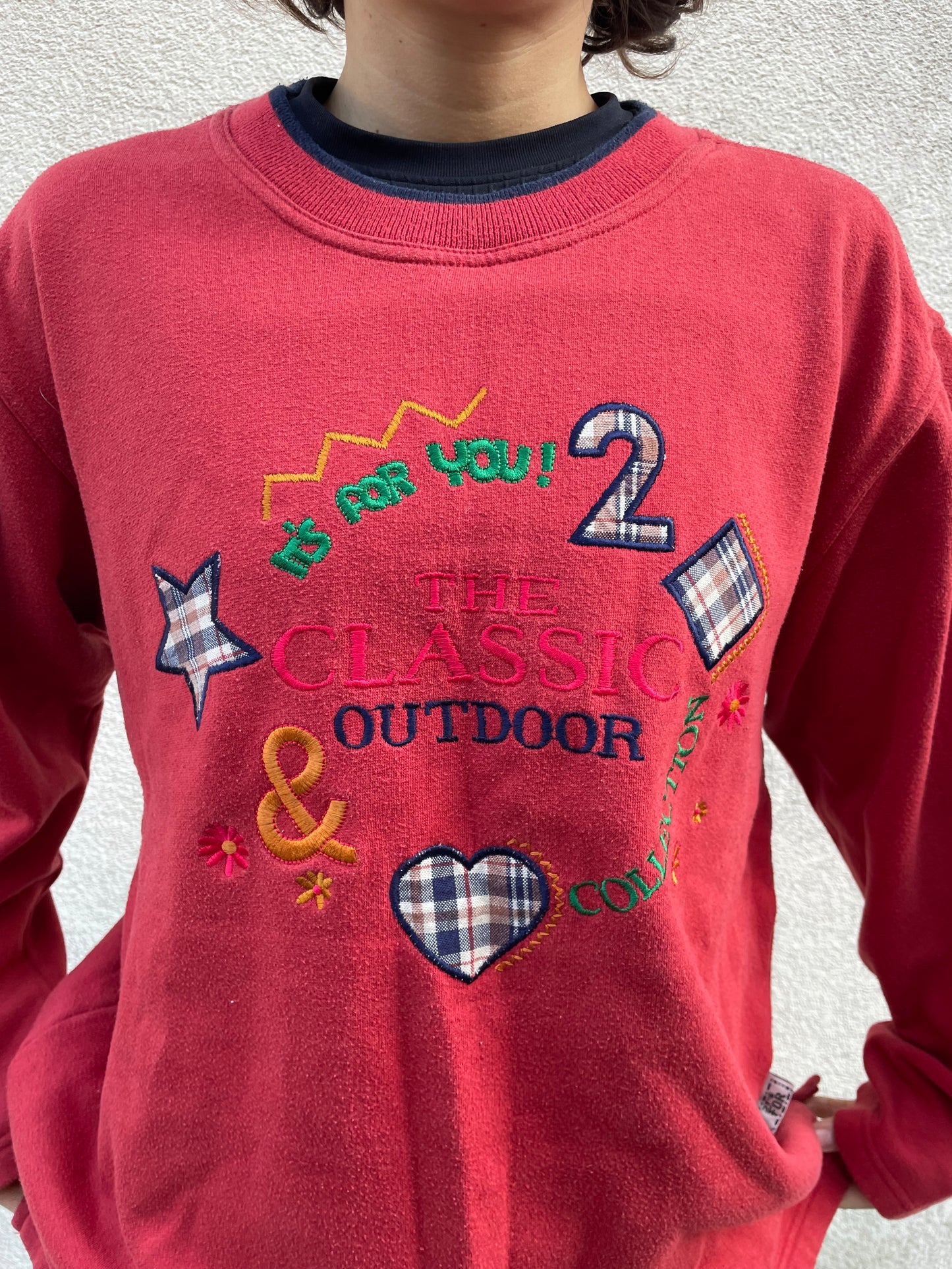 Pullover with Front Stitching - Kleiderhaufen - Default Title