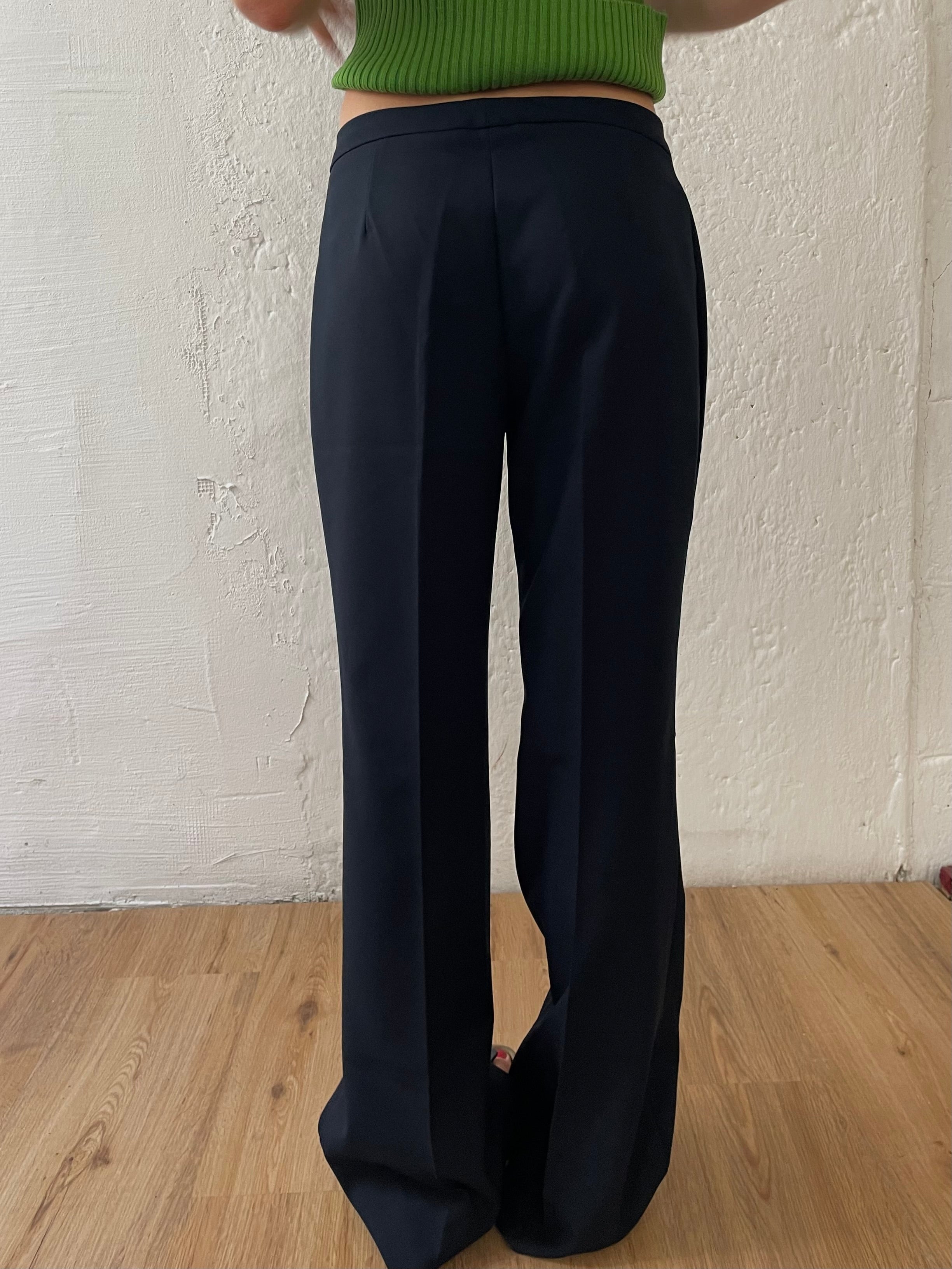 Dunkelblaue Anzugshose