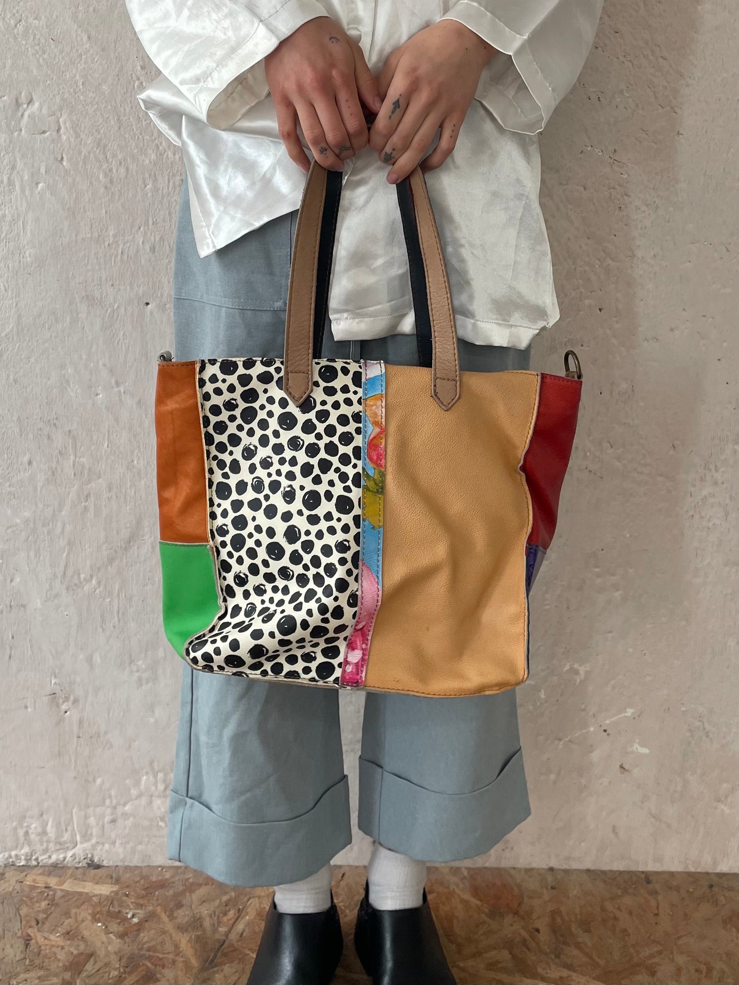 Made in Italy Leder Tasche - Kleiderhaufen - Default Title