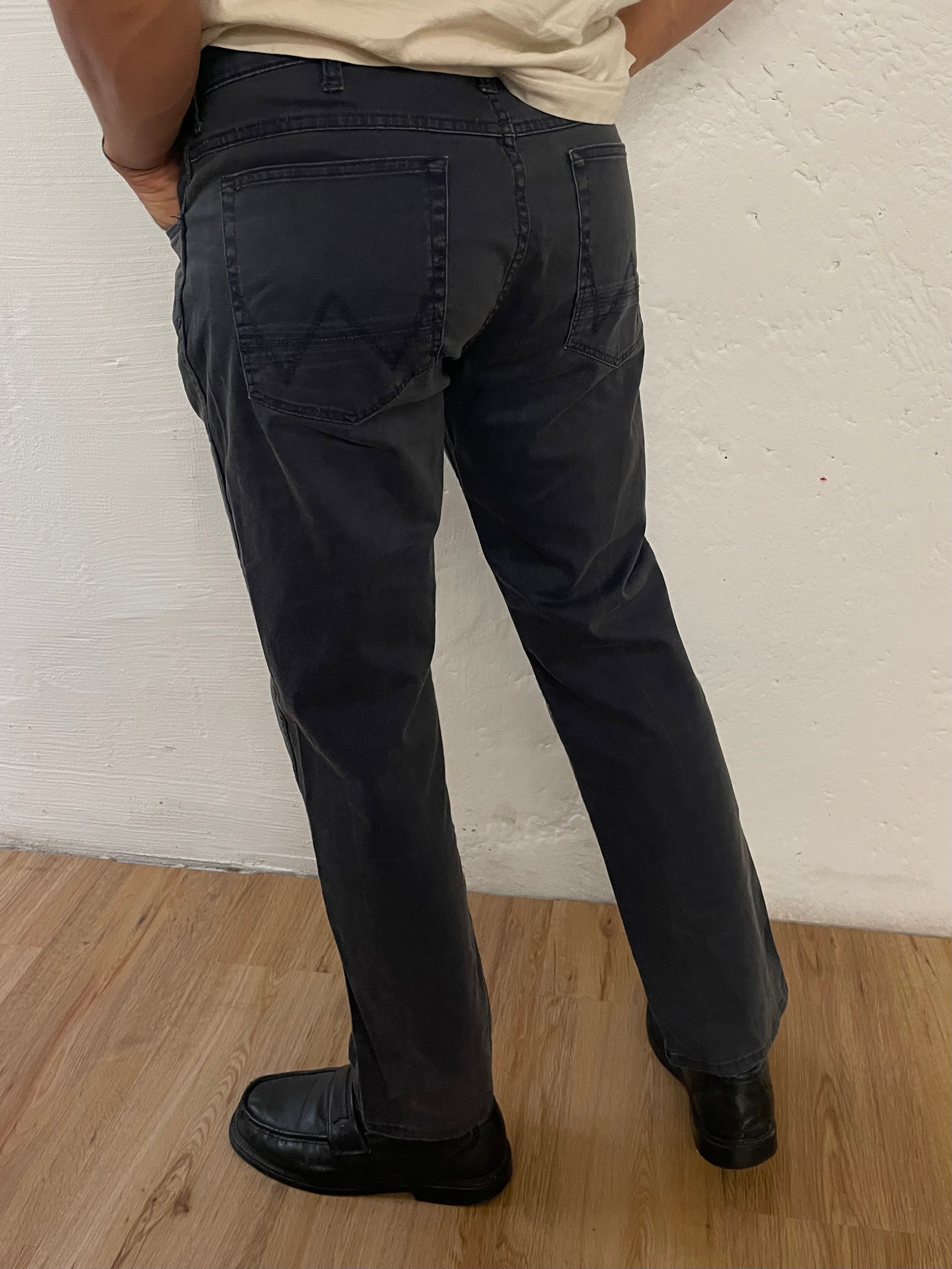 Vintage Wrangler Men’s Jeans Dark Grey Straight Leg – W34 L30