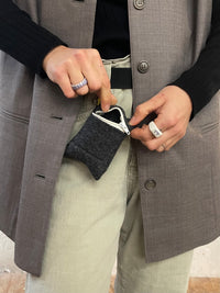 Handmade Small Pouch, e.g. for Earbuds - Kleiderhaufen - Default Title