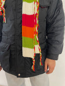 Vintage Jacket Black CODE Zero & Polyester Warm Winter – L