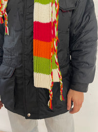 Vintage Jacket Black CODE Zero & Polyester Warm Winter – L