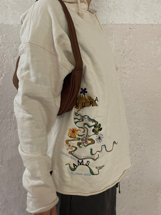 Vintage Scotch & Soda Hoodie Front Stitch Detail Cotton – M