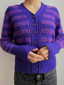 Vintage Cardigan Purple - M