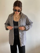 Coat Vintage Y2K Light Spring Anne de Lancay Faux Fur Elegant – M