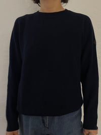 Vintage Brax Sweater Dark Blue Virgin Wool – M